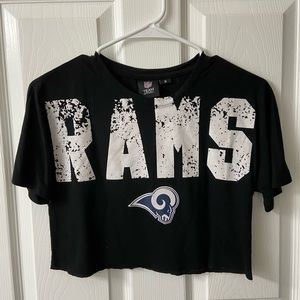 NFL LA RAMS cropped tee